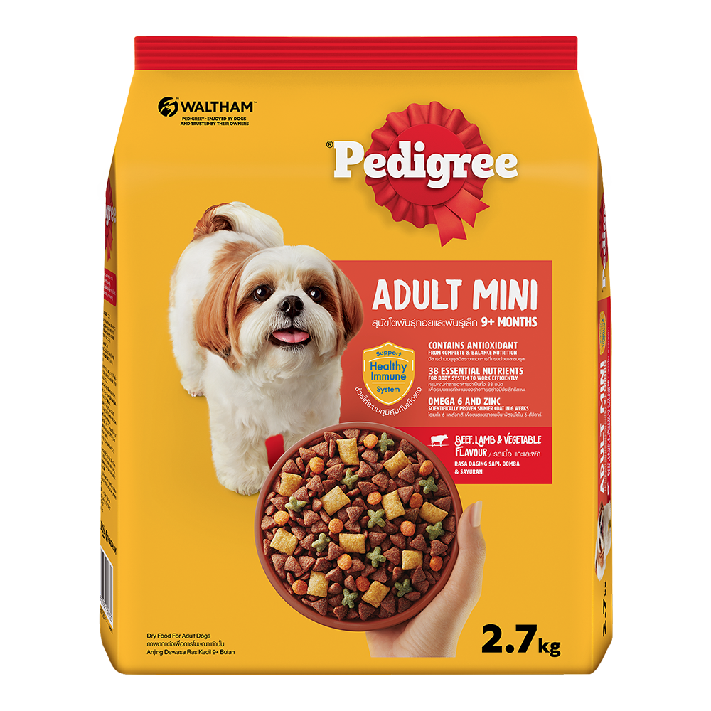 Pedigree® Adult Mini 9+ months Beef, Lamb & Vegetable Flavour