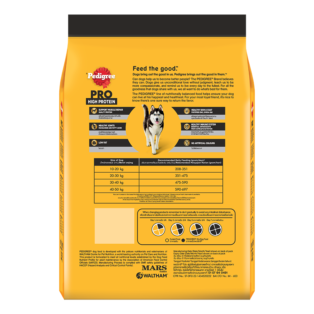 Pedigree sale pro adult