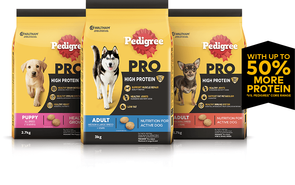 pedigree pro our products hero