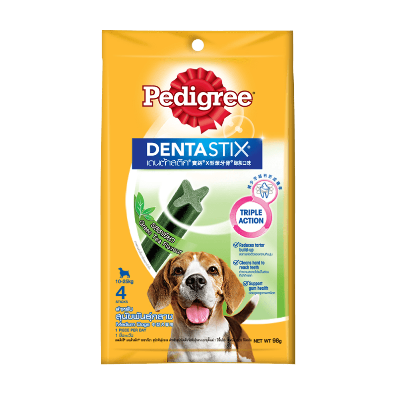 PEDIGREE® DentaStix® Medium Dogs Green Tea Flavor