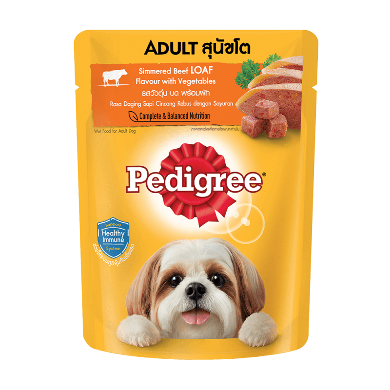 Pedigree® Adult Simmered Beef Loaf Flavour with Vegetables